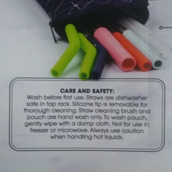 13 Piece Stainless Steel Reusable Straws by Manna - Picture 8 of 9